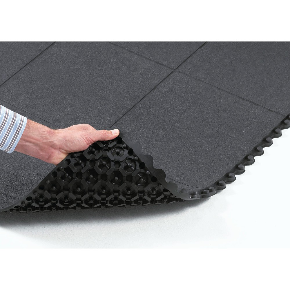 Produktabbildung Nr. 2: Dalle de sol pour postes de travail de montage, système emboîtable, pleine, lxP 910 x 910 mm