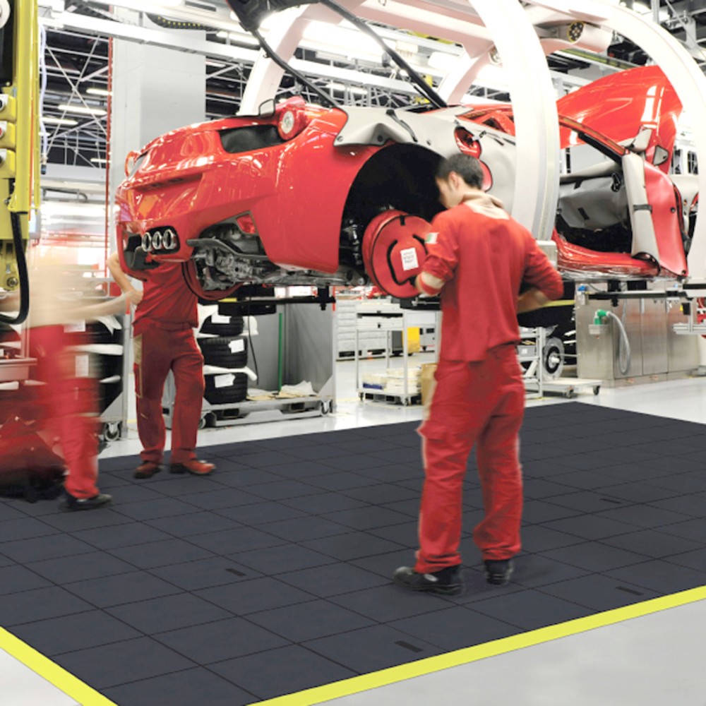 Produktabbildung Nr. 8: Dalle de sol pour postes de travail de montage, système emboîtable, pleine, lxP 910 x 910 mm