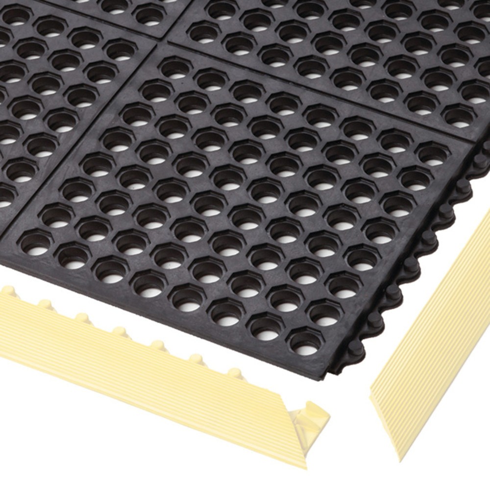 Illustration du produit: Dalle de sol pour postes de travail de montage, système emboîtable, perforée, lxP 910 x 910 mm