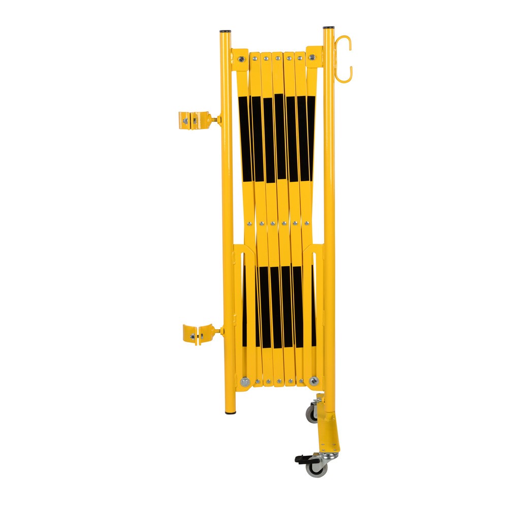 Produktabbildung Nr. 2: dancop Barrière extensible, 1 pied à roulette, 1 fixation de poteau pour Ø 60 mm, largeur 3 600mm, jaune/noir
