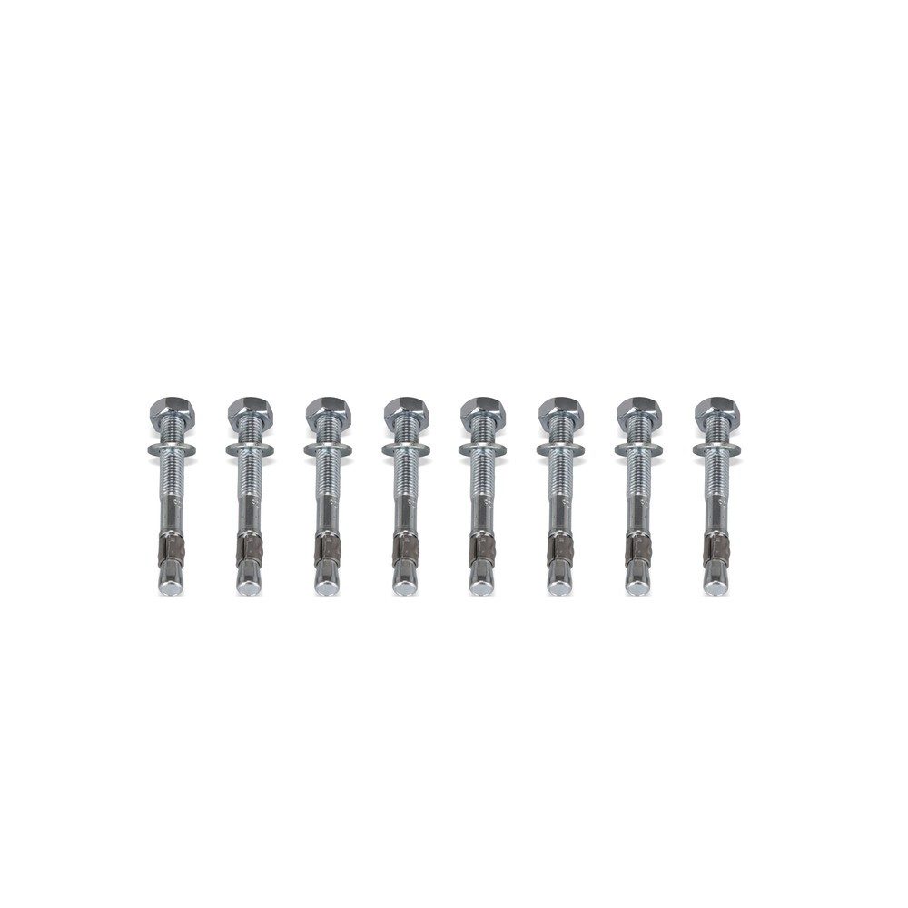 Produktabbildung: dancop Bodenanker-Montage-Set, feuerverzinkter Stahl, 8 Stk/VE