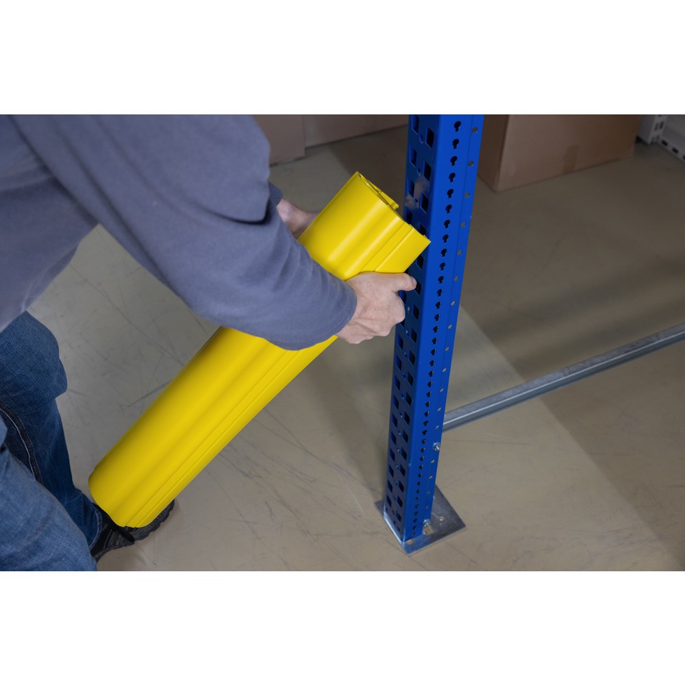 Produktabbildung Nr. 11: Dancop d-flexx Anfahrschutz für Regale Alfa, aus Kunststoff, Innenmass HxB 400 x 100-125 mm
