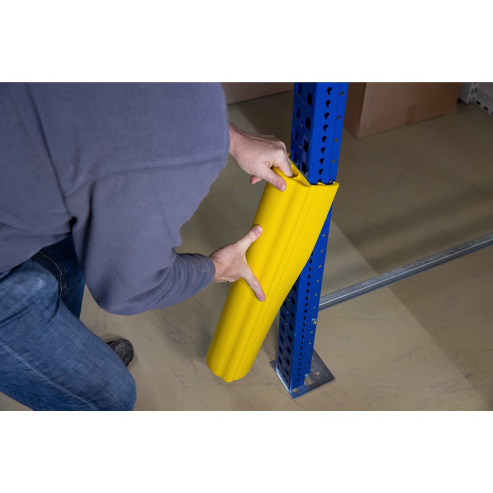 Produktabbildung Nr. 12: Dancop d-flexx Anfahrschutz für Regale Alfa, aus Kunststoff, Innenmass HxB 400 x 100-125 mm