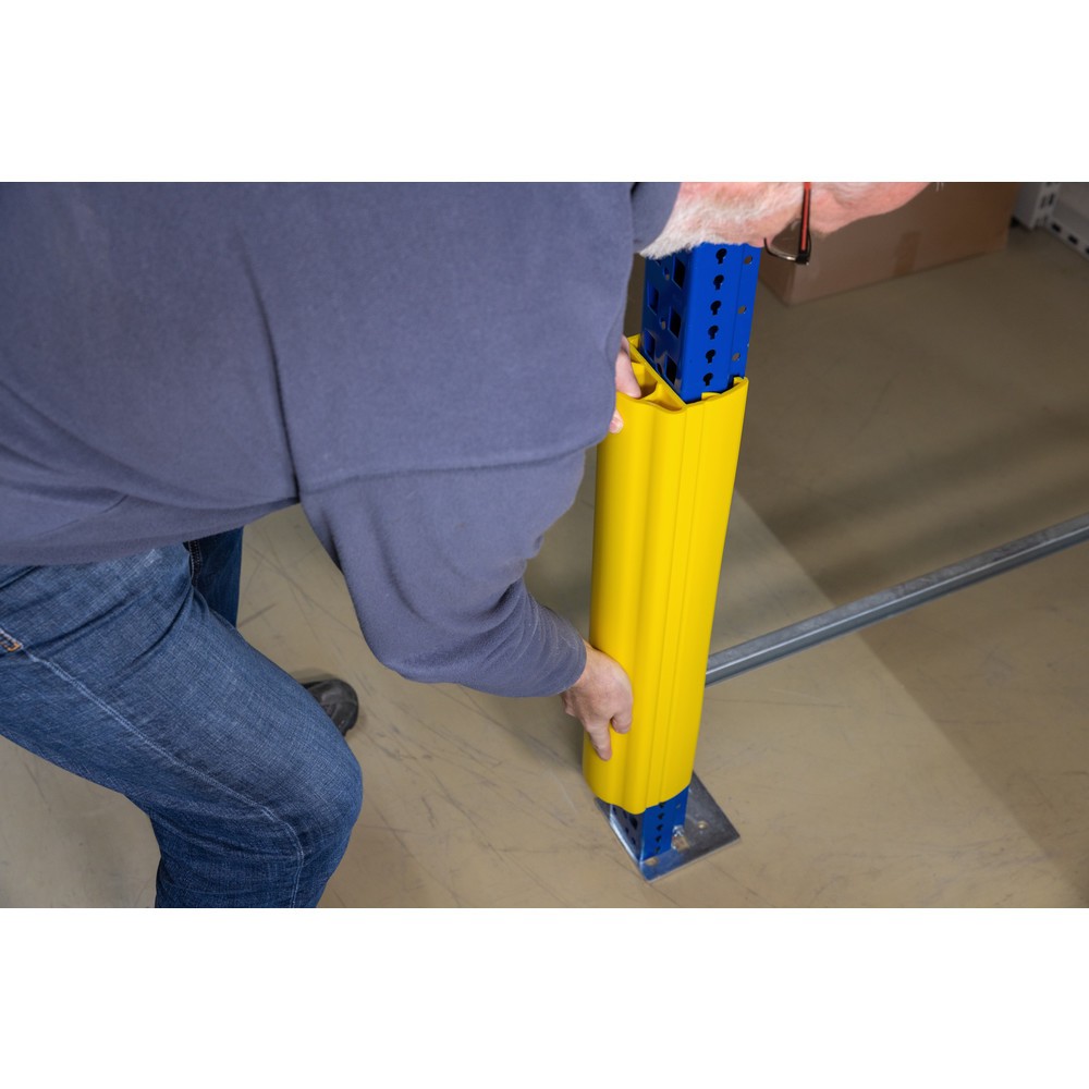 Produktabbildung Nr. 16: Dancop d-flexx Anfahrschutz für Regale Alfa, aus Kunststoff, Innenmass HxB 600 x 100-125 mm
