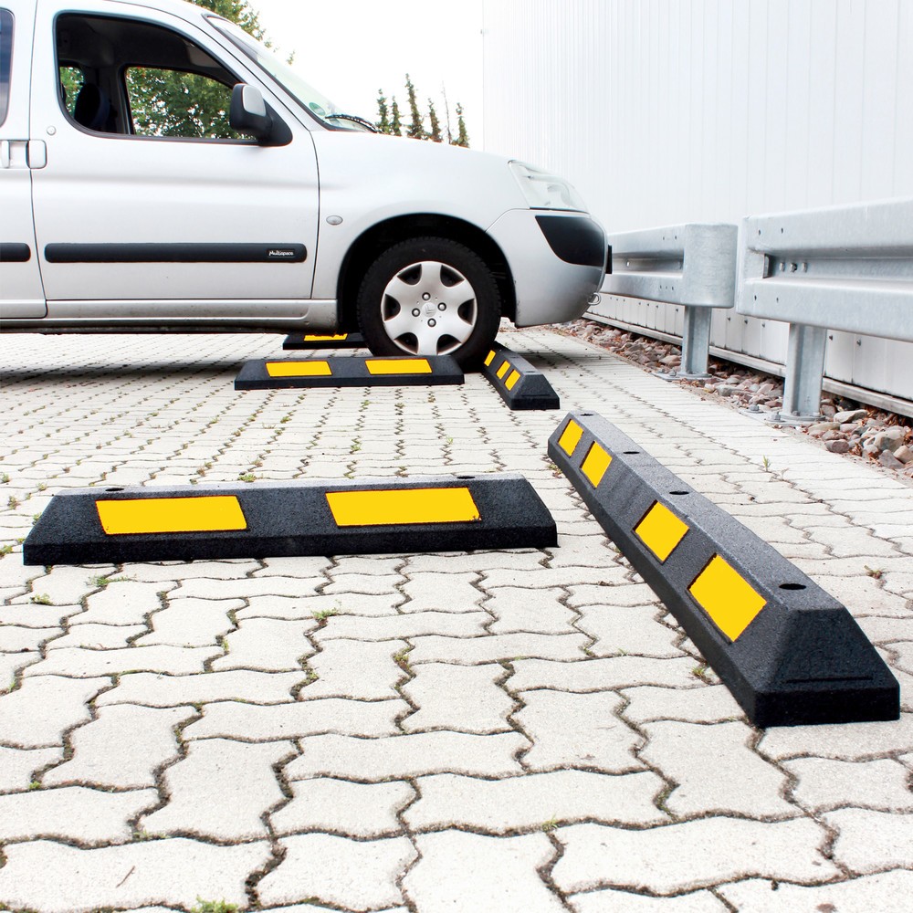 Produktabbildung Nr. 11: dancop délimitation de place de stationnement PS90, largeur 870 mm, jaune/noir