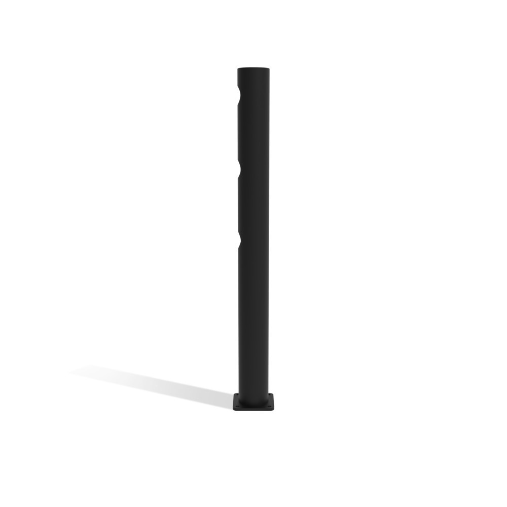 Produktabbildung Nr. 5: Dancop Eckpfosten für Schwingtür von Sicherheitsgeländer "Delta", links, Innen- und Aussenbereich, 1.200 mm Höhe