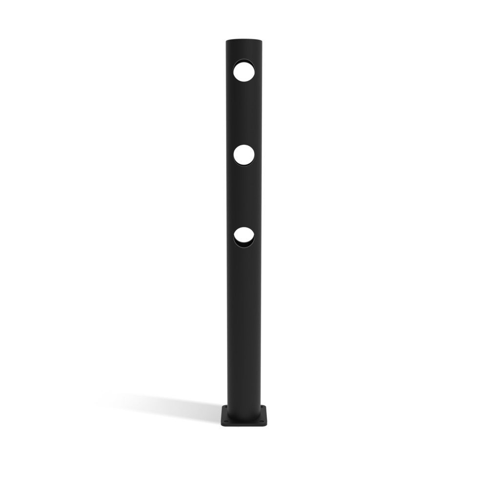 Produktabbildung: Dancop Mittelpfosten für  Sicherheitsgeländer "Delta", Innen- und Aussenbereich, 1.200 mm Höhe