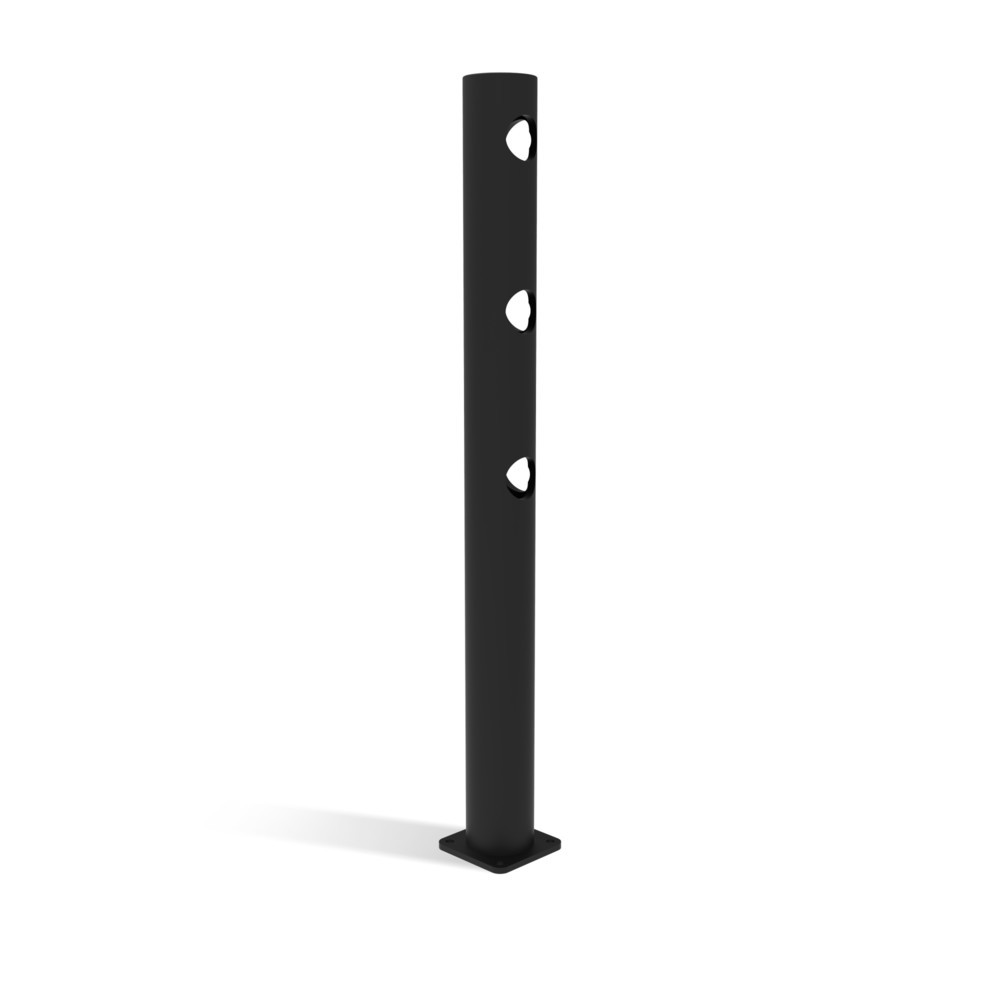 Produktabbildung Nr. 6: Dancop Eckpfosten für  Sicherheitsgeländer "Delta", Innen- und Aussenbereich, 1.200 mm Höhe