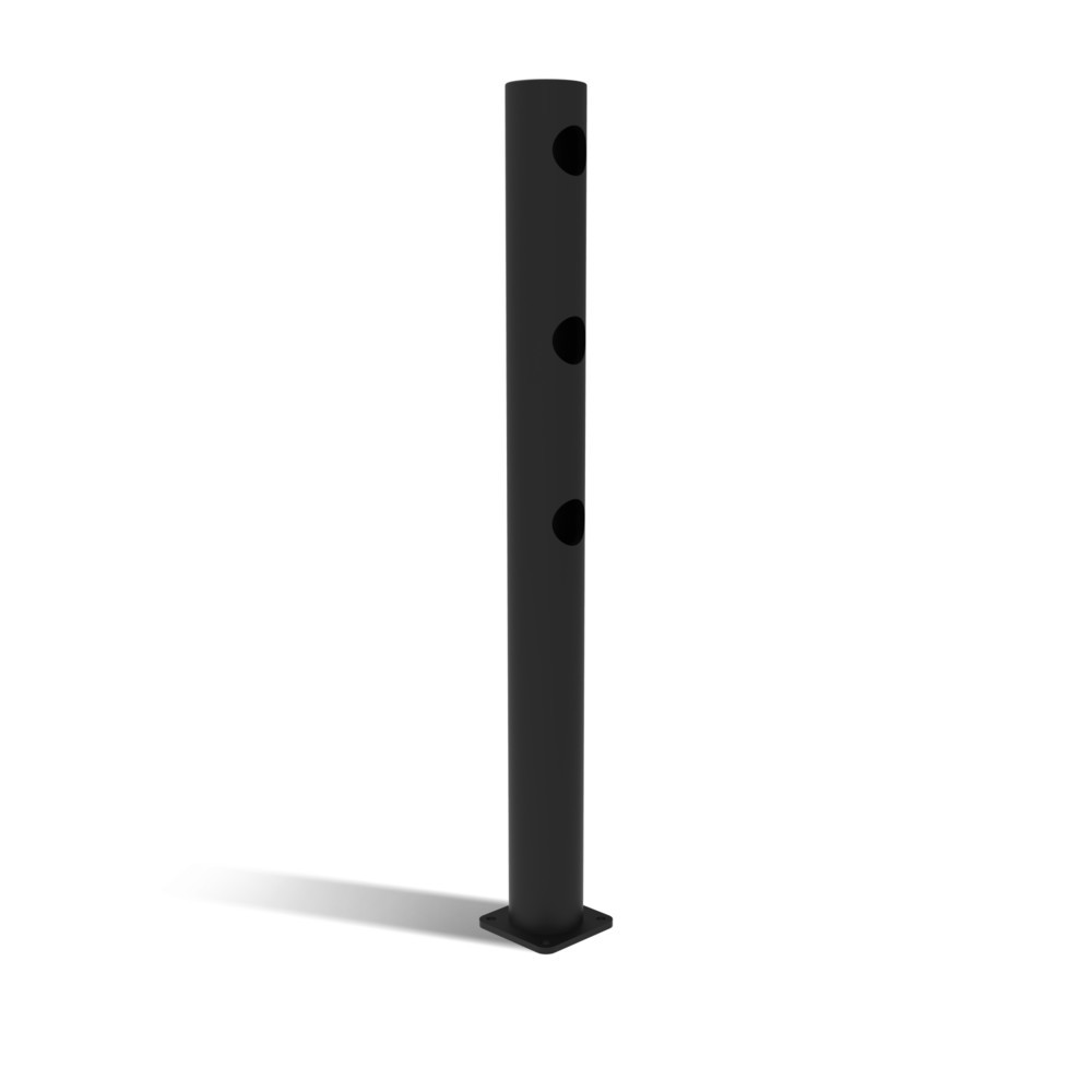 Produktabbildung Nr. 8: Dancop Endpfosten für  Sicherheitsgeländer "Delta", Innen- und Aussenbereich, 1.200 mm Höhe