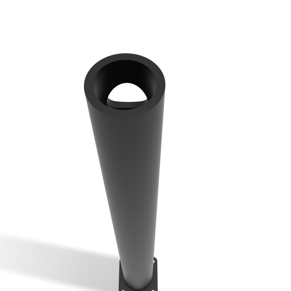 Produktabbildung Nr. 10: Dancop Endpfosten für  Sicherheitsgeländer "Delta", Innen- und Aussenbereich, 1.200 mm Höhe