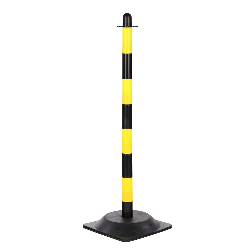 Produktabbildung Nr. 2: dancop Jeu de potelets à chaîne KPS, chaîne en plastique de 10 m, jaune/noir, 6 pcs/UV