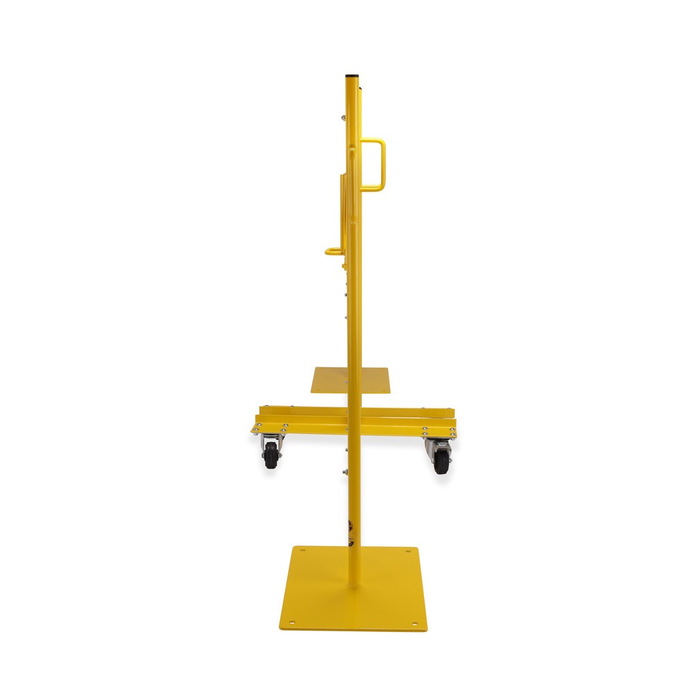 Produktabbildung Nr. 7: dancop Kit de barrière extensible, 2 pieds à roulette, 2 plaques de base, largeur 2 x 2 000 mm, jaune/noir