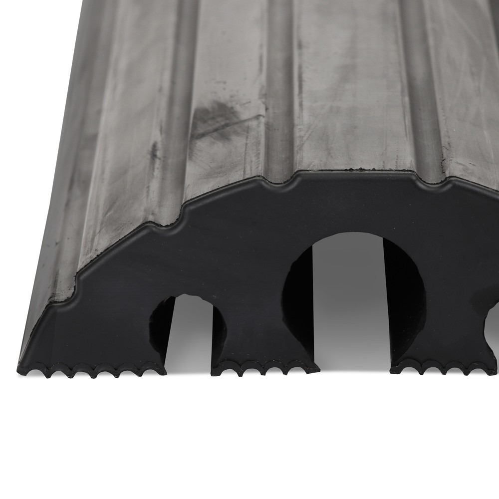 Produktabbildung Nr. 10: dancop Passage pour flexibles et câbles, coude, largeur 1 200 mm, noir