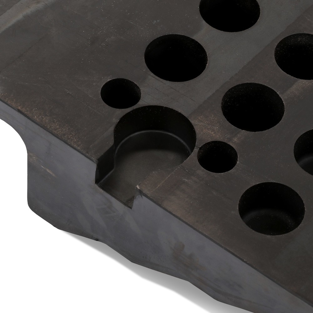 Produktabbildung Nr. 10: dancop Passage pour flexibles et câbles, rampe, largeur 300 mm, noir
