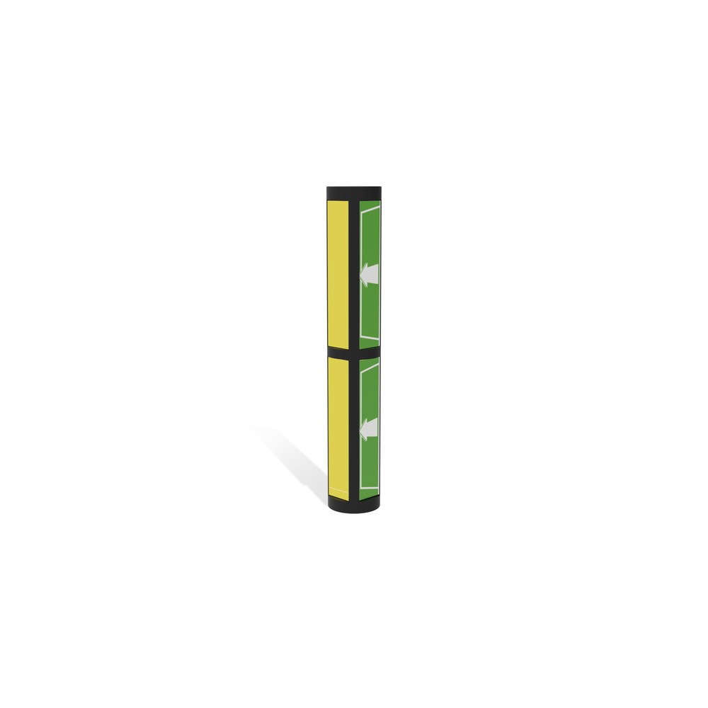 Produktabbildung Nr. 3: dancop Porte battante pour garde-corps de sécurité « Delta », H x l 1 200 x 1 000 mm