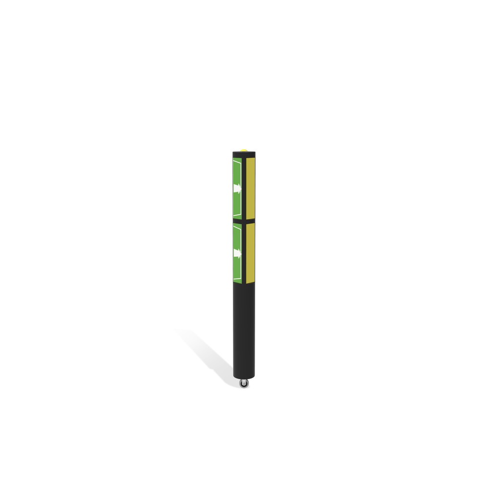 Produktabbildung Nr. 3: dancop Porte battante pour garde-corps de sécurité « Delta », H x l 1 200 x 1 750 mm, avec rouleau