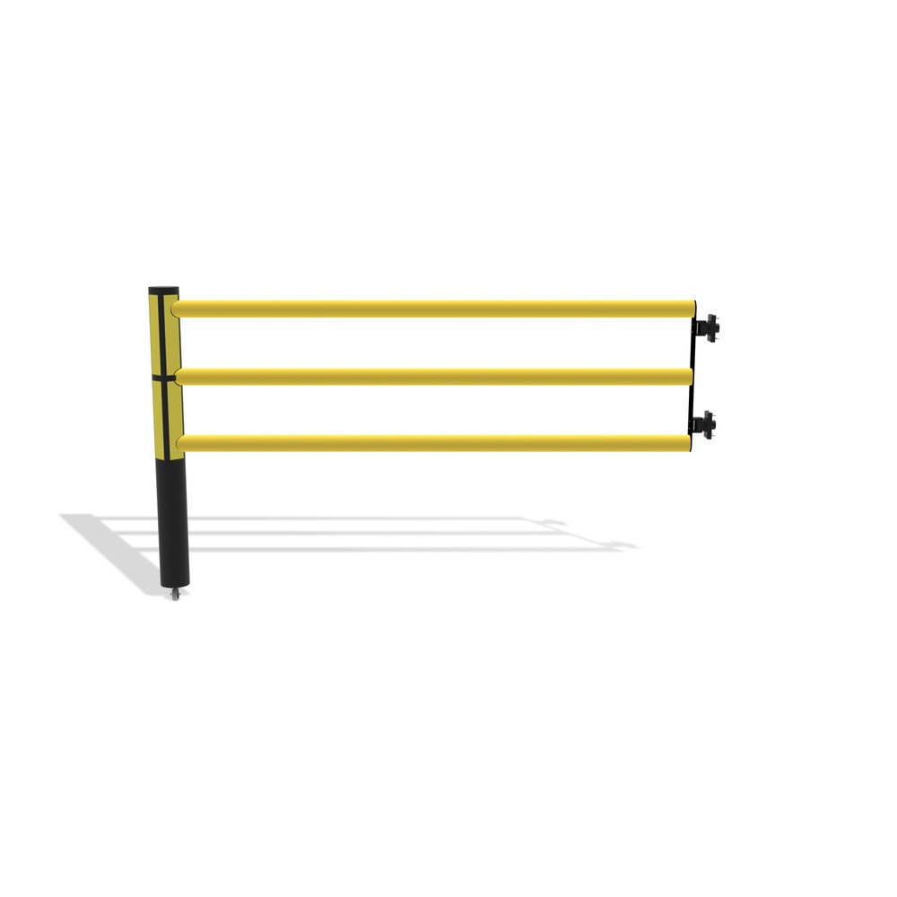 Produktabbildung Nr. 5: dancop Porte battante pour garde-corps de sécurité « Delta », H x l 1 200 x 2 000 mm, avec rouleau