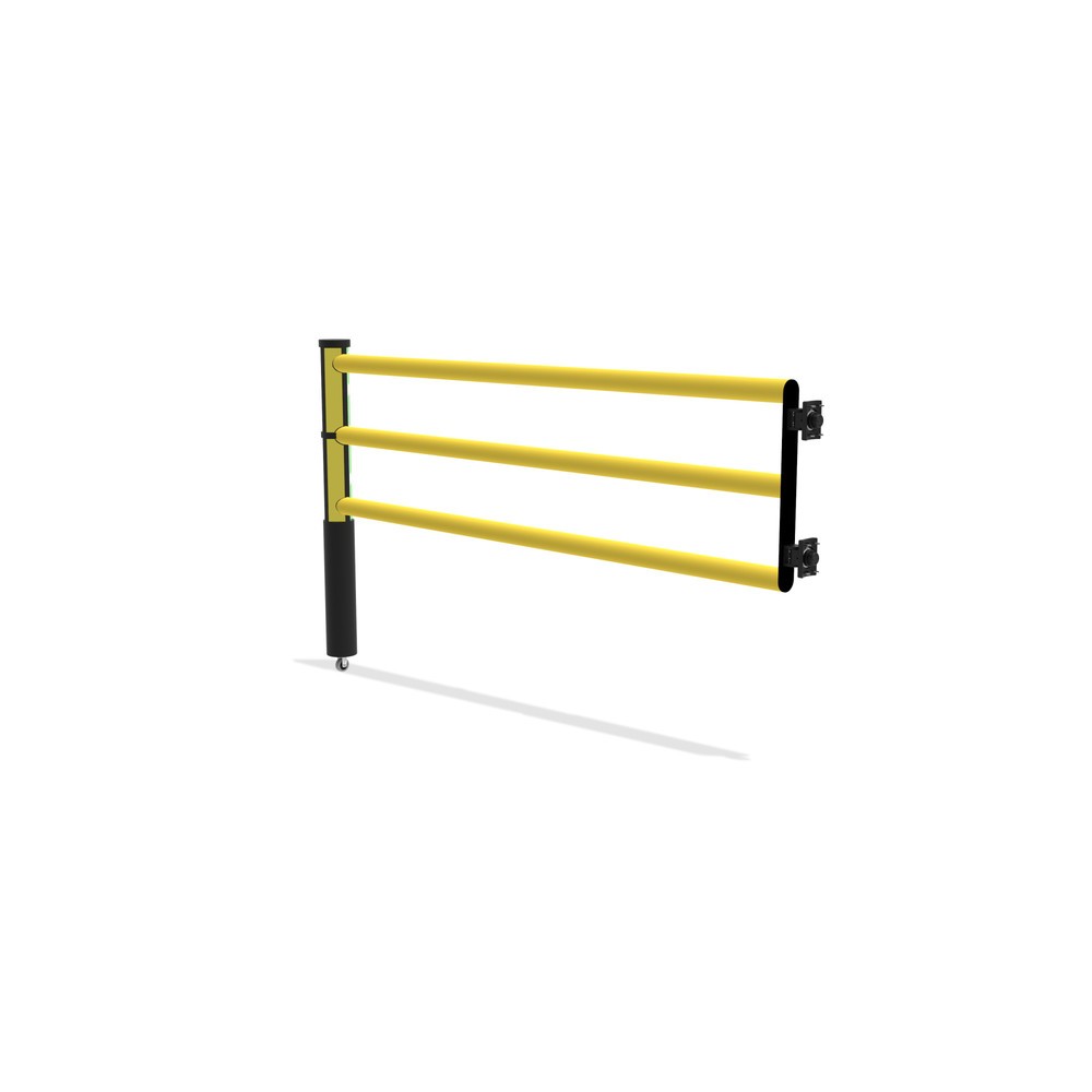 Produktabbildung Nr. 6: dancop Porte battante pour garde-corps de sécurité « Delta », H x l 1 200 x 2 000 mm, avec rouleau