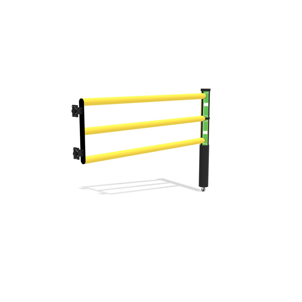 Produktabbildung Nr. 8: dancop Porte battante pour garde-corps de sécurité « Delta », H x l 1 200 x 1 750 mm, avec rouleau