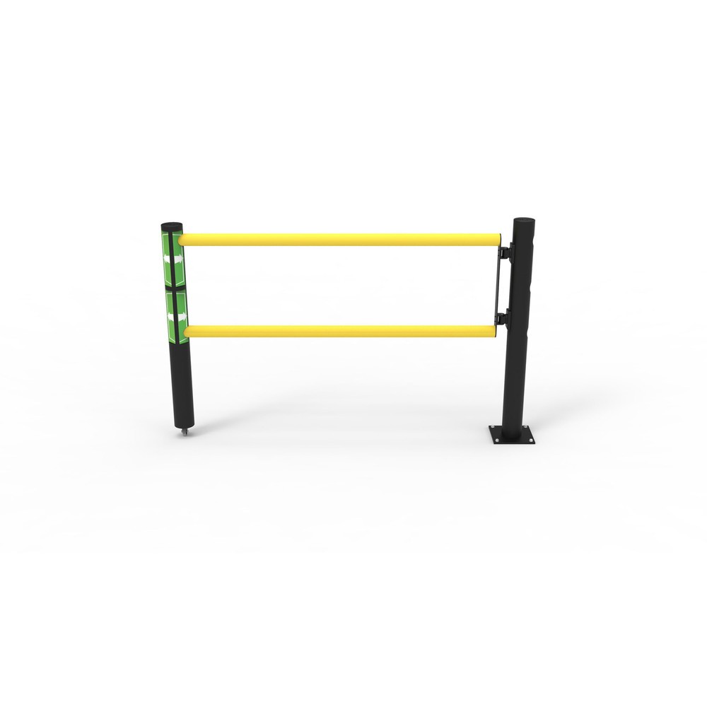 Produktabbildung Nr. 12: dancop Porte battante pour garde-corps de sécurité « Delta », H x l 1 200 x 1 750 mm, avec rouleau