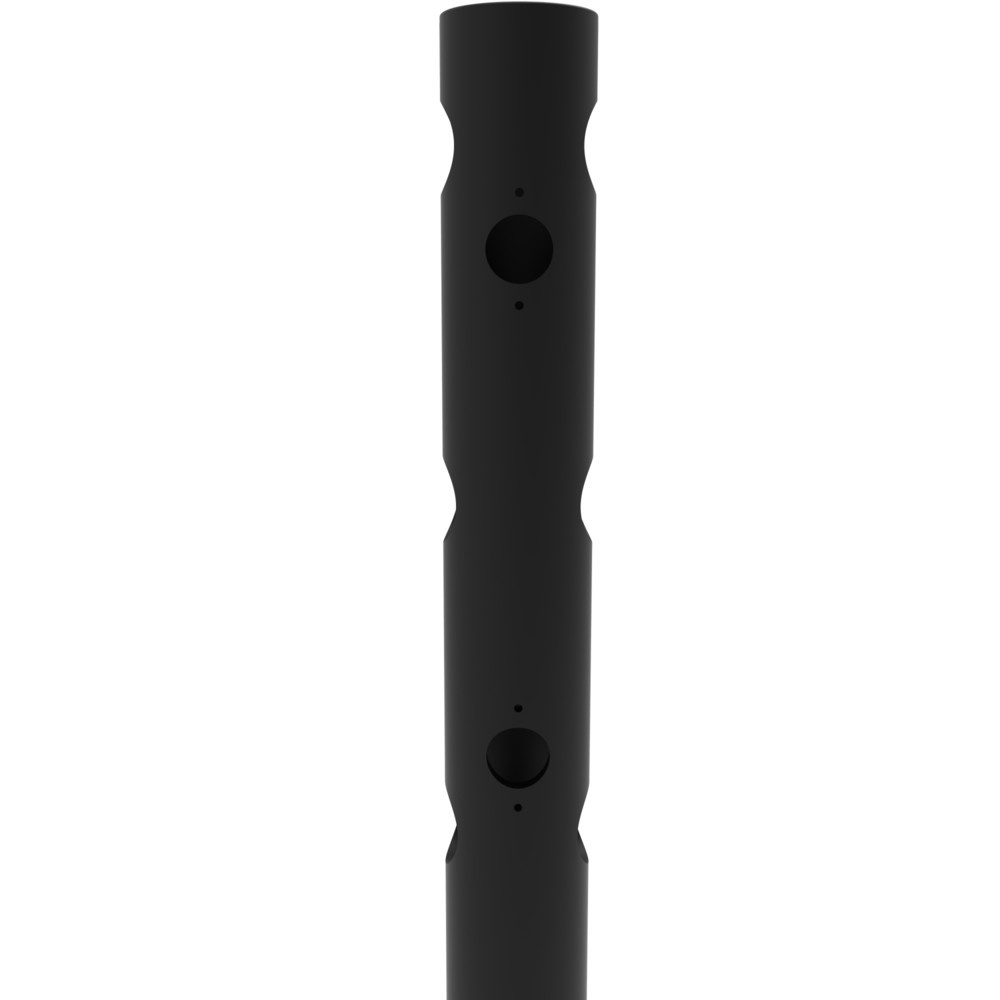 Produktabbildung Nr. 9: dancop Poteau central de porte battante pour garde-corps de sécurité « Delta », Ø 110 mm, hauteur 1 200 mm, 90°