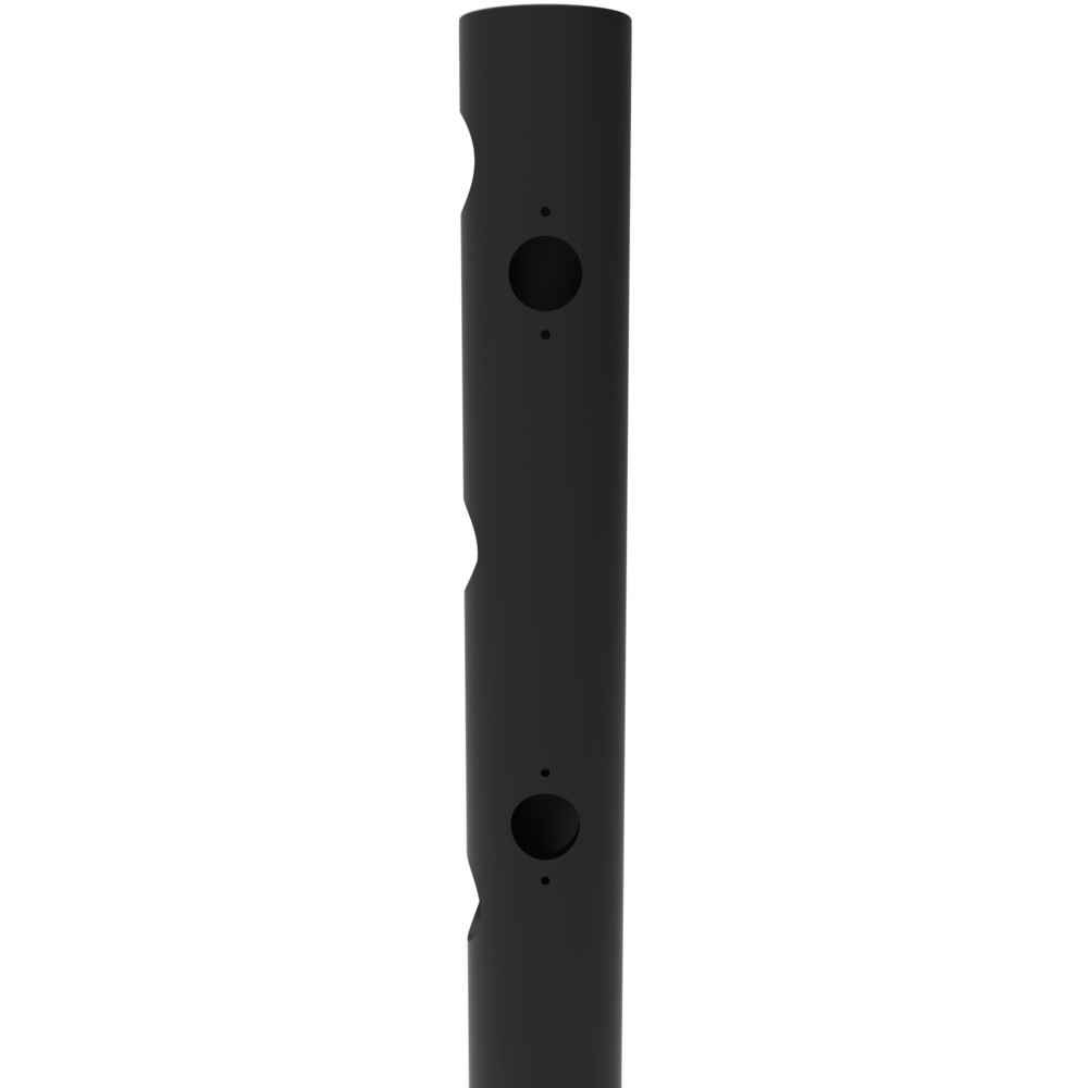 Produktabbildung Nr. 9: dancop Poteau d’extrémité pour porte battante de garde-corps de sécurité « Delta », Ø 110 mm, hauteur 1 200 mm, 90°, droite