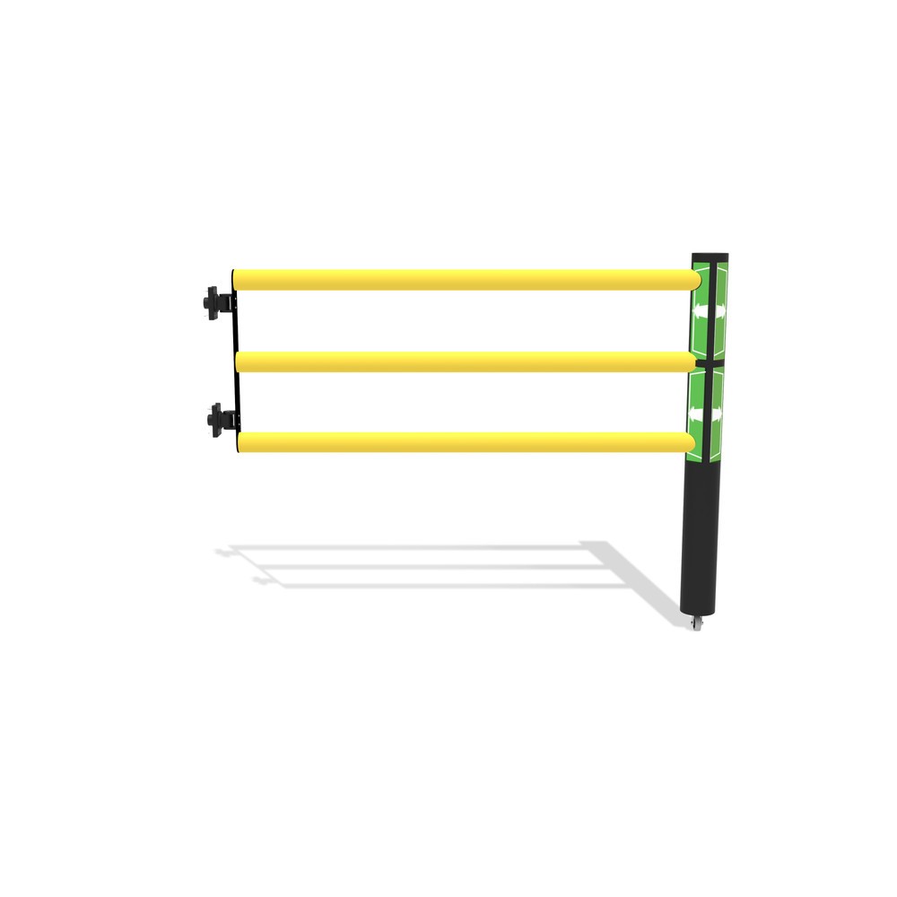 Produktabbildung: Dancop Schwingtür für Rammschutzgeländer "Delta", Innen- und Aussenbereich, HxB  1.200 x 1.500 mm