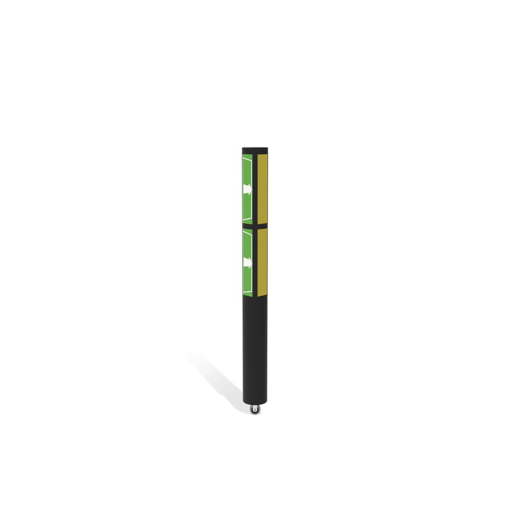 Produktabbildung Nr. 3: Dancop Schwingtür für Rammschutzgeländer "Delta", Innen- und Aussenbereich, HxB  1.200 x 1.500 mm