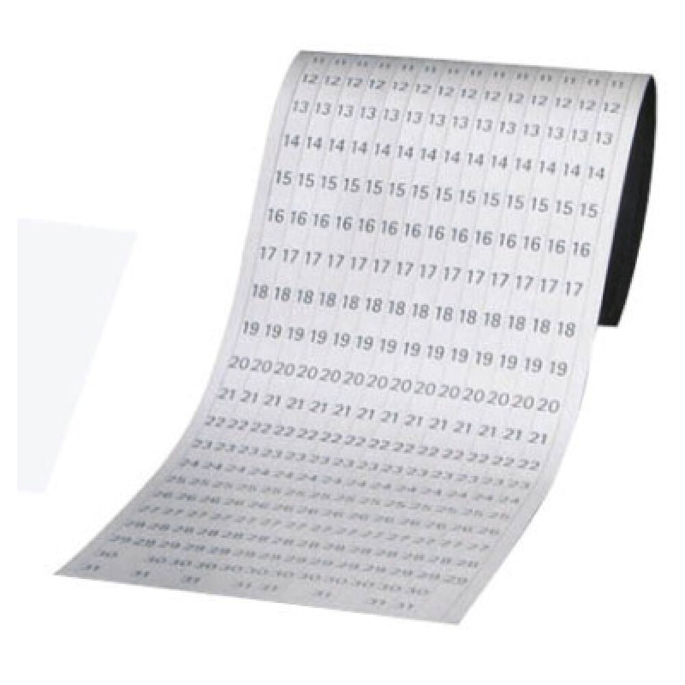 Produktabbildung: Datumsstreifen für FRANKEN Jahreskalender JetKalender, weiss, magnetisch