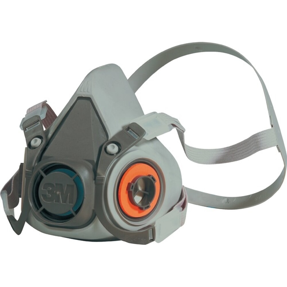Produktabbildung: 3M™ Atemschutzhalbmaske 6200 – Serie 6000, ohne Filter, EN 140, M