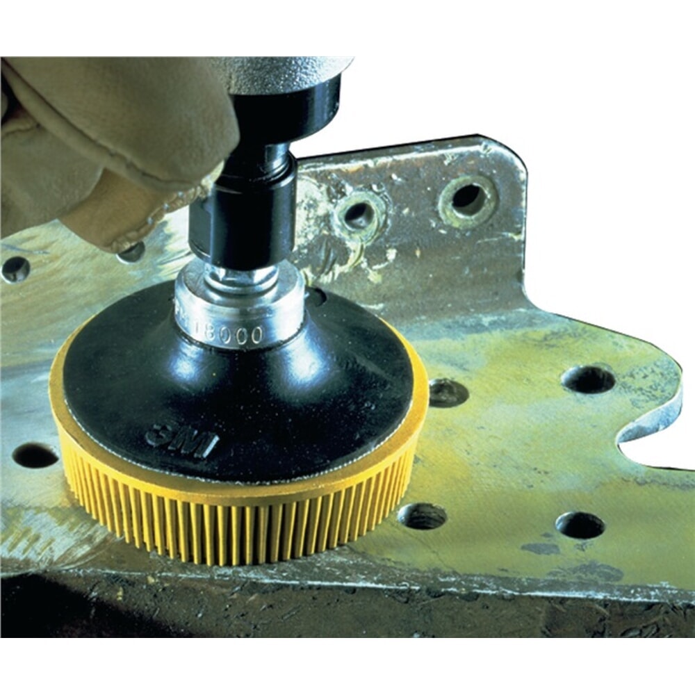 Produktabbildung Nr. 2: 3M Bürstenscheibe RD-ZB D.50,8mm K.120 weiss 25000min-¹