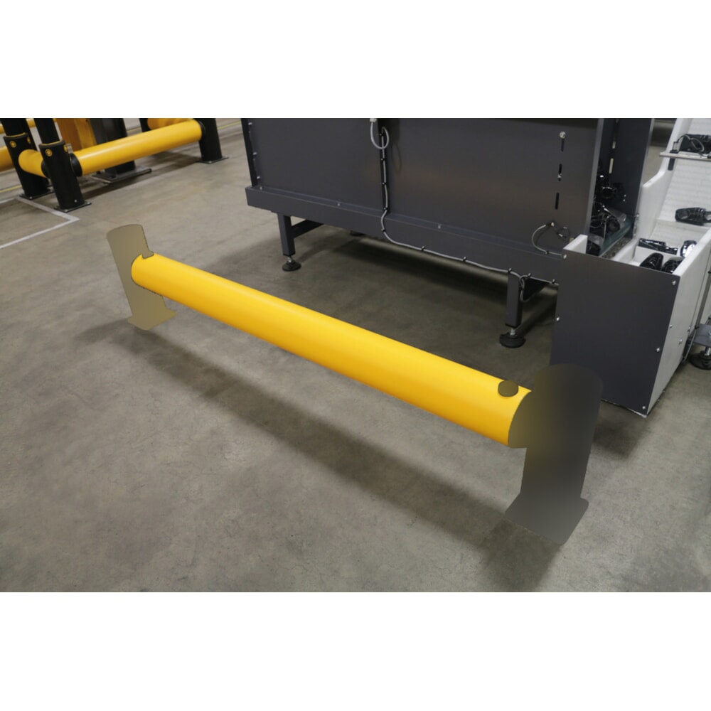 Produktabbildung Nr. 5: A-SAFE Holmsatz für Rammschutzgeländer eFlex als Verkehrsbarriere aus MEMAPLEX®, Innen- und Aussenbereich, HxB 500 mm Länge