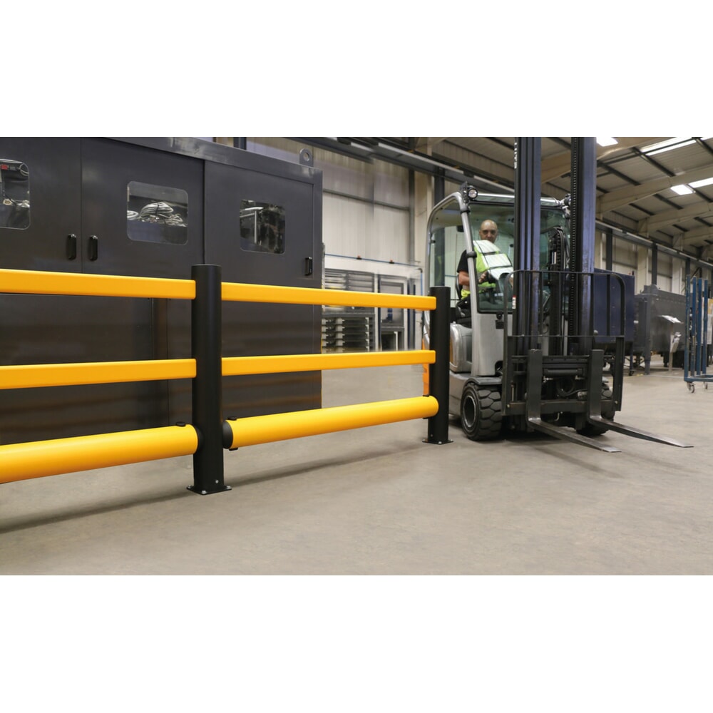 Produktabbildung Nr. 5: A-SAFE Holmsatz für Rammschutzgeländer eFlex als Verkehrsbarriere aus MEMAPLEX®, Innen- und Aussenbereich, HxB , 3 x 500 mm Länge