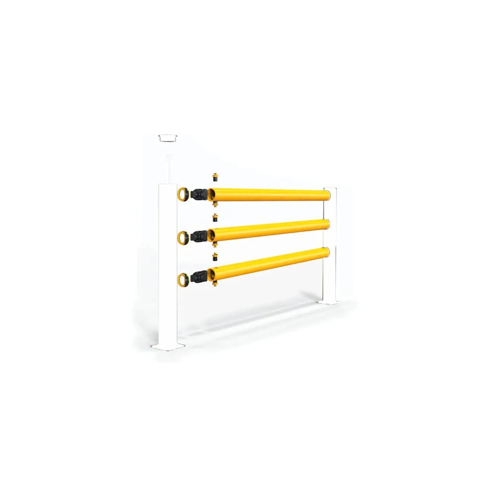 Produktabbildung Nr. 6: A-SAFE Holmsatz für Rammschutzgeländer iFlex als Fusswegtrennung aus MEMAPLEX®, Innen- und Aussenbereich, HxB 600 mm Länge