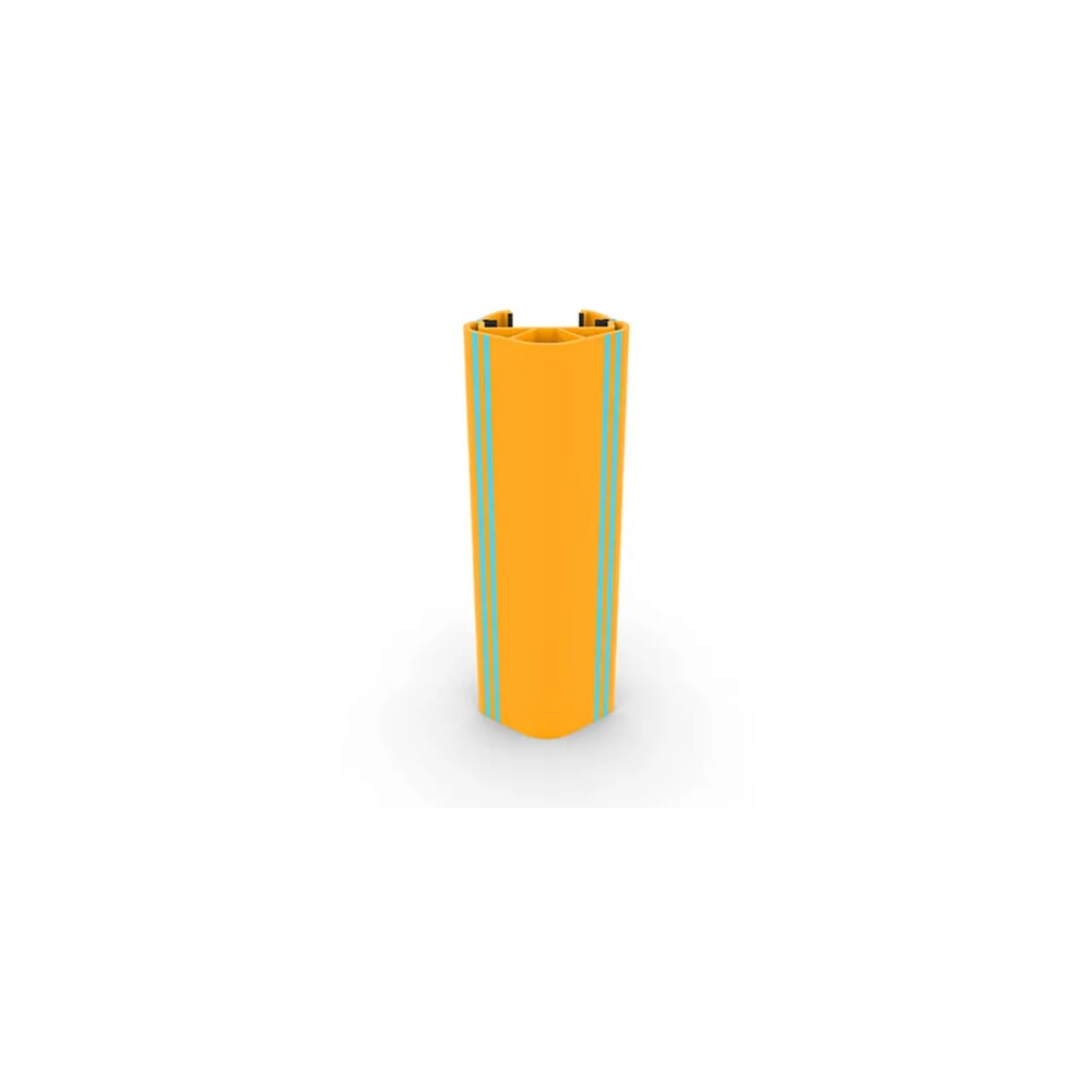Produktabbildung: A-SAFE Anfahrschutz für Regale RackGuard aus MEMAPLEX®, Tiefkühlausführung, Innenmass HxBxT 600 x 102 x 44 mm