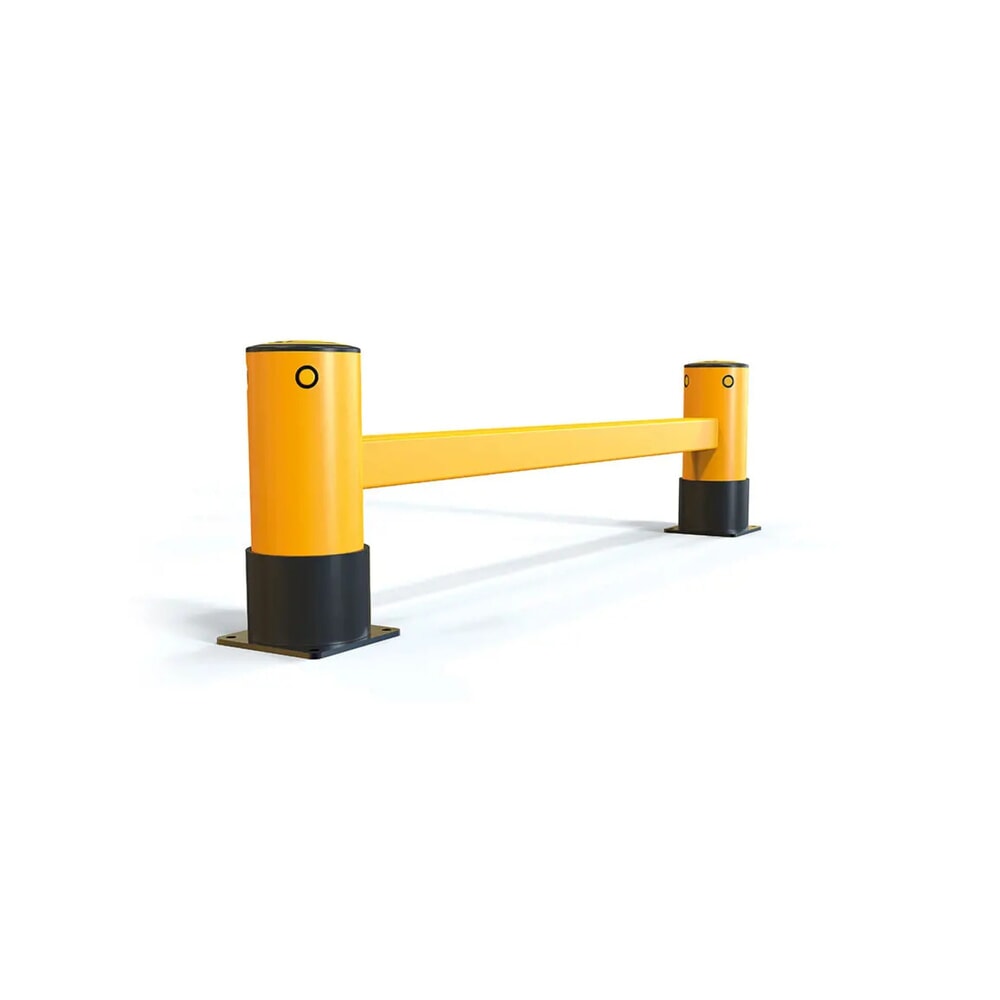 Produktabbildung: A-SAFE Regalendschutz aus MEMAPLEX®, einfach - 1.100 mm Länge