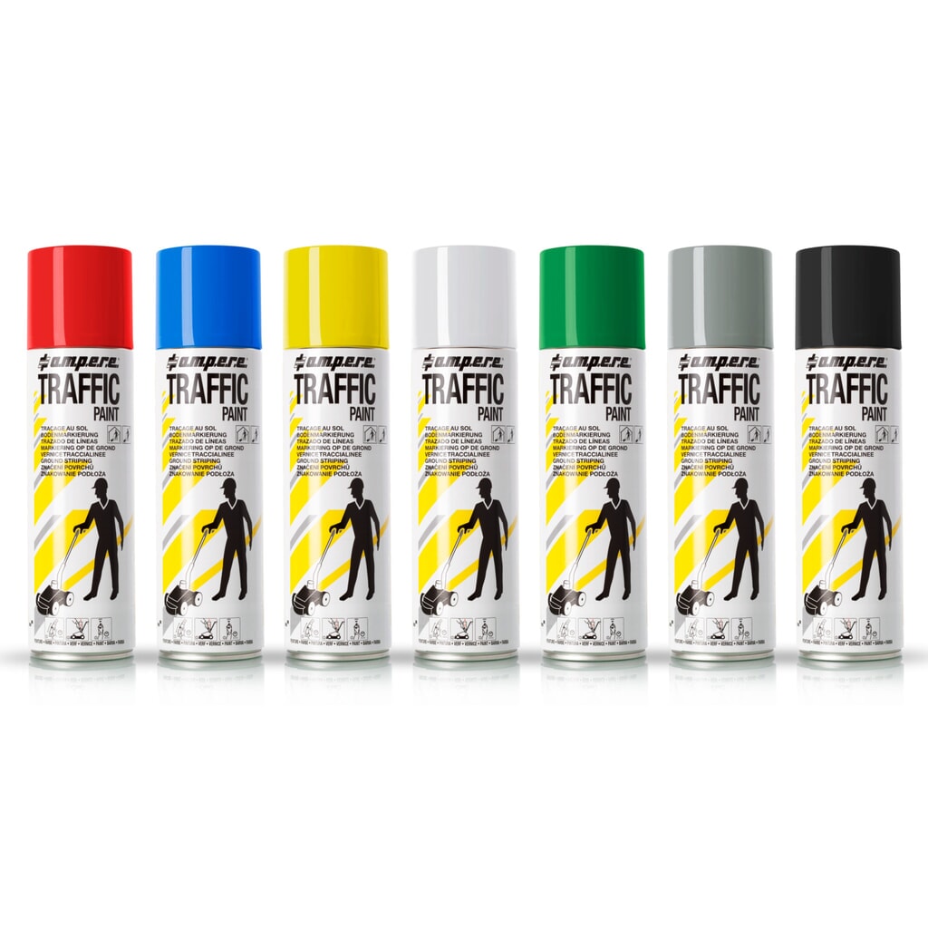 A.M.P.E.R.E. Markierfarbe TRAFFIC 0,5 l, weiss Produktabbildung Nr. 4: A.M.P.E.R.E. Markierfarbe TRAFFIC 0,5 l, weiss
