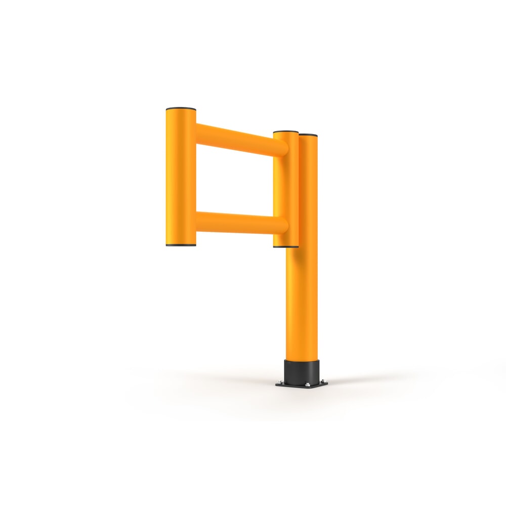 Produktabbildung Nr. 3: A.M.P.E.R.E. Schwingtür Rack Mammut® für Rammschutzgeländer Rack Mammut®, Innen- und Aussenbereich Anschlag links, HxL 1.100 x 1.000 mm