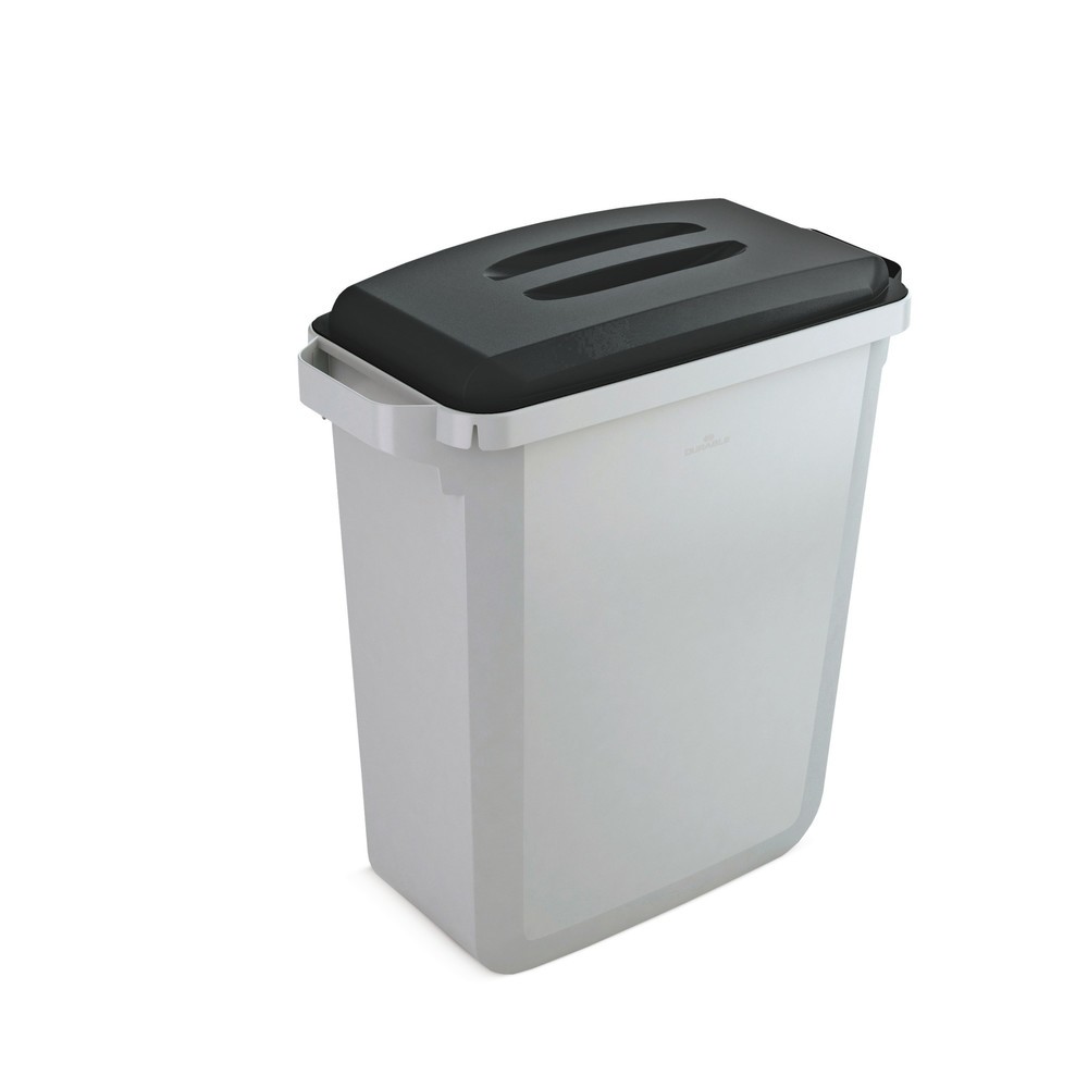 Produktabbildung: DURABLE Abfall- und Wertstoffbehälter 60 Liter, PP, grau, 1 Stk/VE