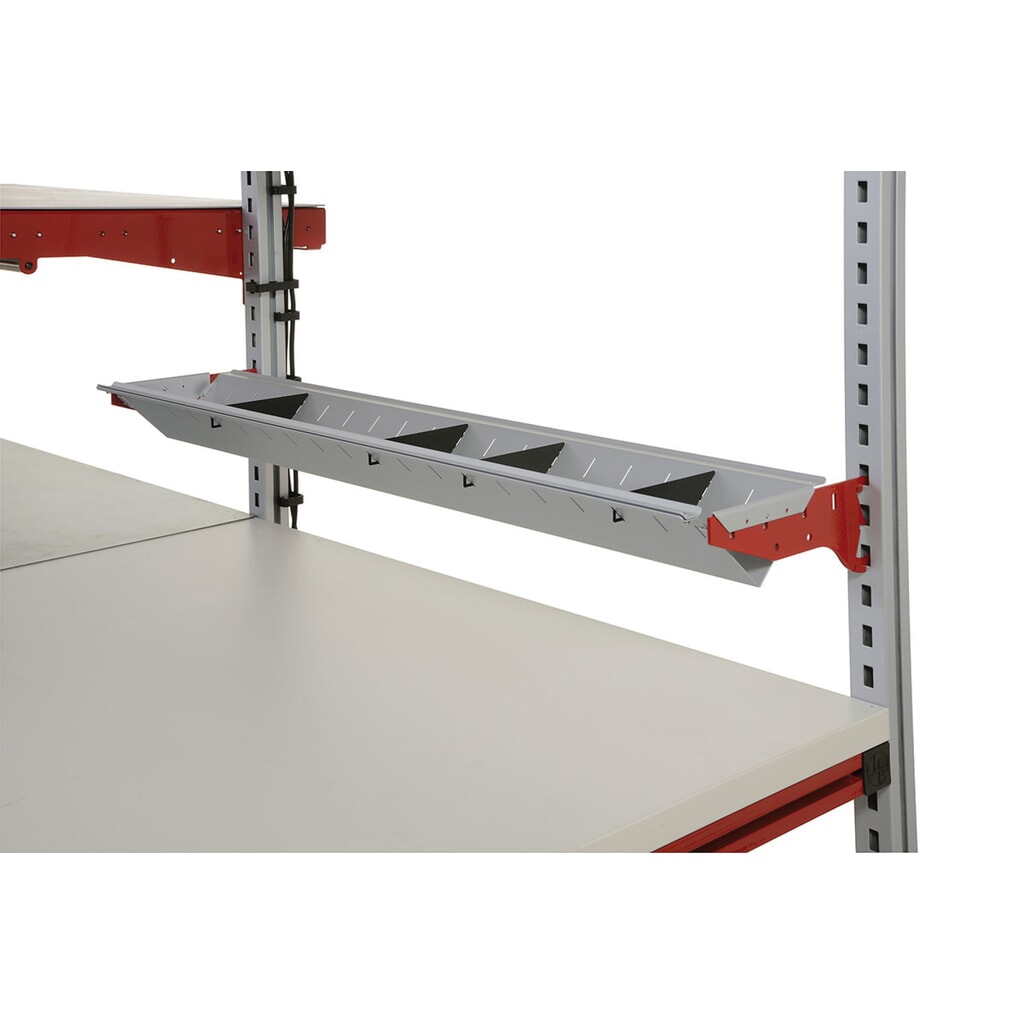 Ablagefach für Utensilien für Rocholz Packtische FLEX, komplett mit Trägerarmen Produktabbildung Nr. 3: Ablagefach für Utensilien für Rocholz Packtische FLEX, komplett mit Trägerarmen
