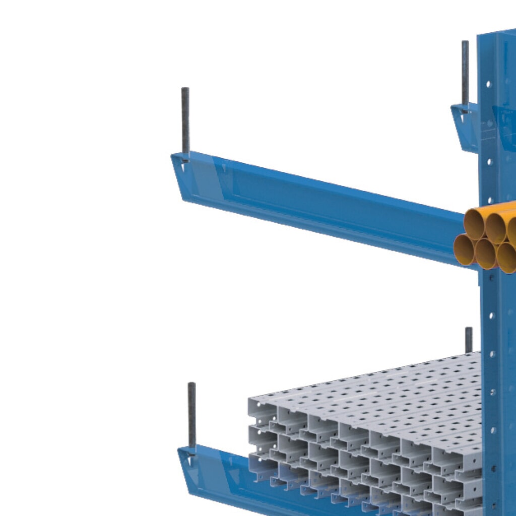 Produktabbildung: Abrolldorn steckbar für META Kragarmregal, Schwerlast