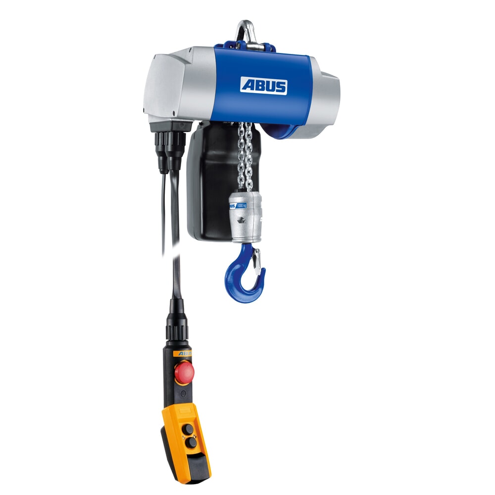 Produktabbildung: ABUS Elektrokettenzug GM4, stationär, TK 500 kg, 3 m Hakenweg