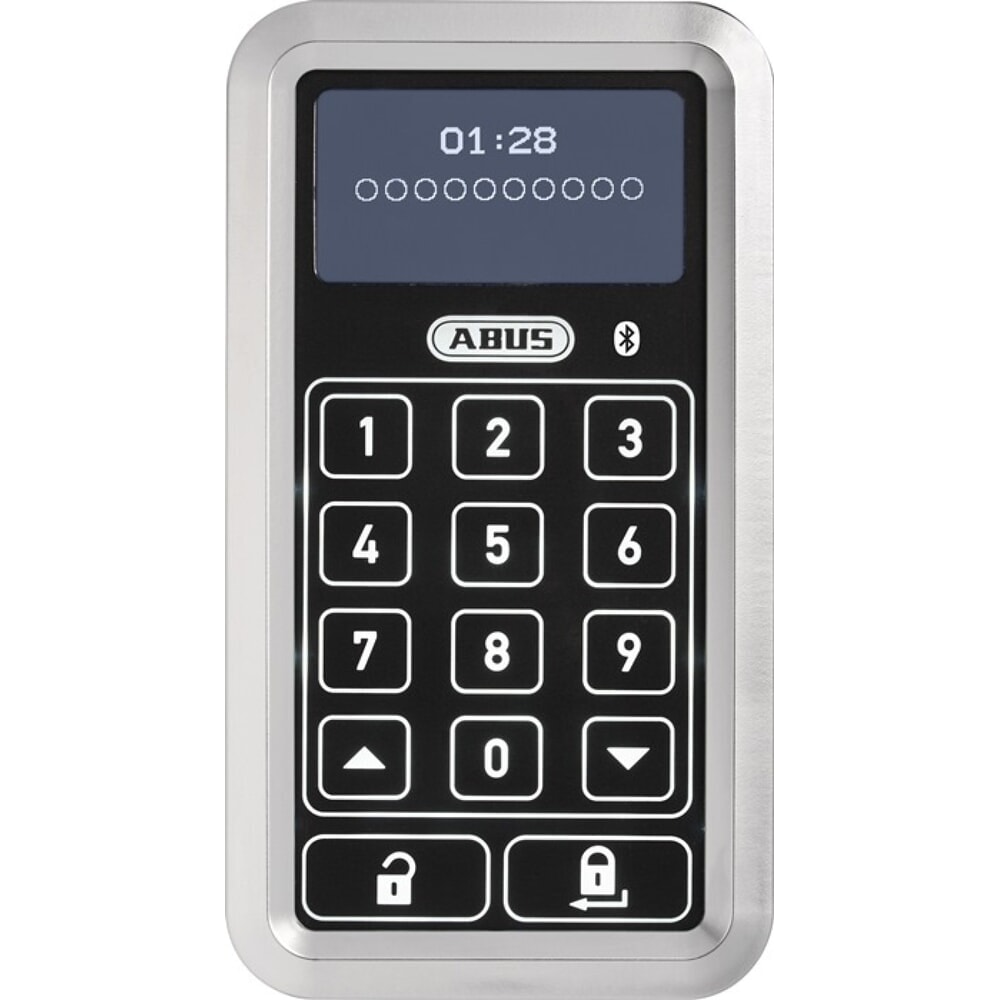 Produktabbildung: ABUS Tastatur CFT3100 S, silber, Touch-Oberfläche