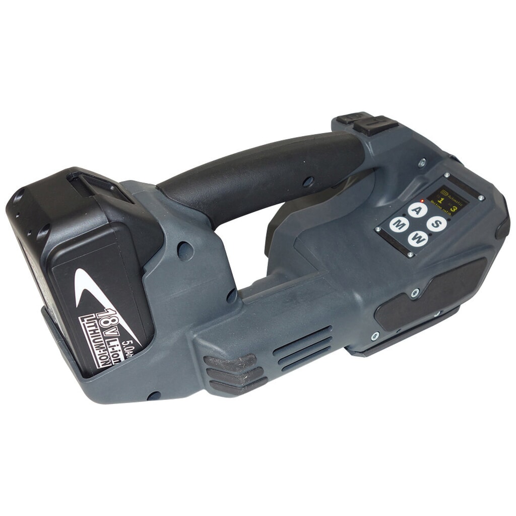Akku-Umreifungsgerät BW-Serie, vollautomatisch, für PP- und PET-Band, für Bandbreiten von 12-16 mm Produktabbildung Nr. 7: Akku-Umreifungsgerät BW-Serie, vollautomatisch, für PP- und PET-Band, für Bandbreiten von 12-16 mm