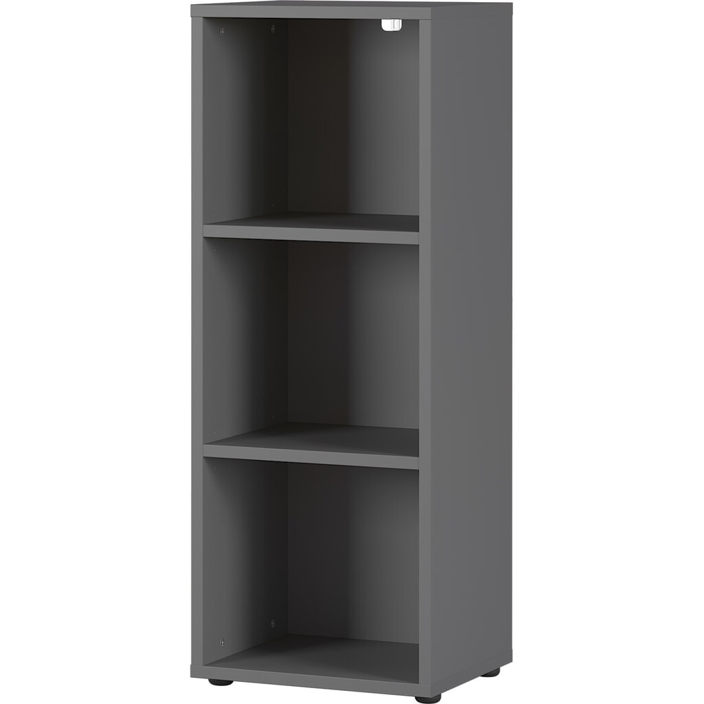 Aktenregal AGENDA, 3 Fächer, Höhe 1.200 mm, Breite 450 mm, Graphit Produktabbildung: Aktenregal AGENDA, 3 Fächer, Höhe 1.200 mm, Breite 450 mm, Graphit