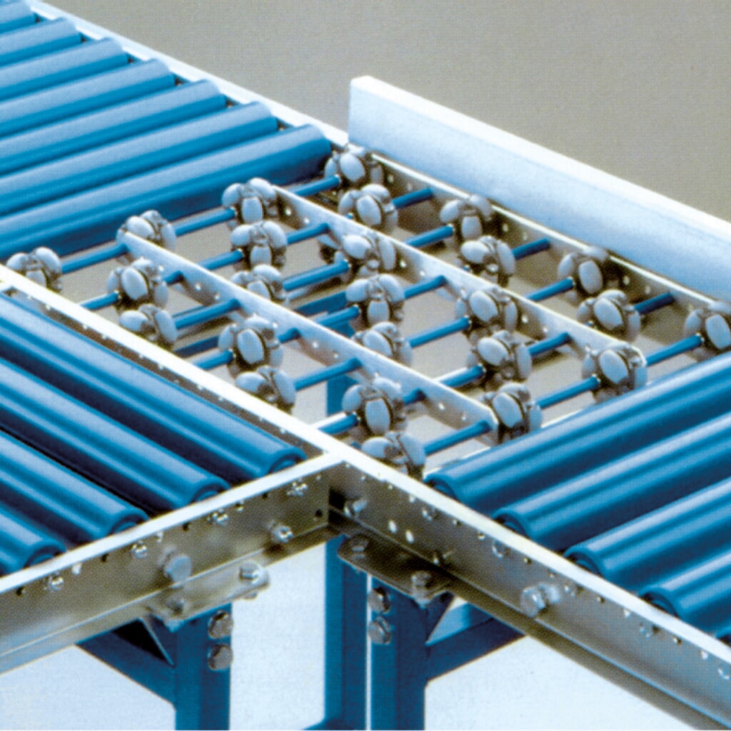 BLUME Allseiten-Röllchenbahn, LxB 500 x 500 mm, Teilung 50 mm Produktabbildung Nr. 2: BLUME Allseiten-Röllchenbahn, LxB 500 x 500 mm, Teilung 50 mm
