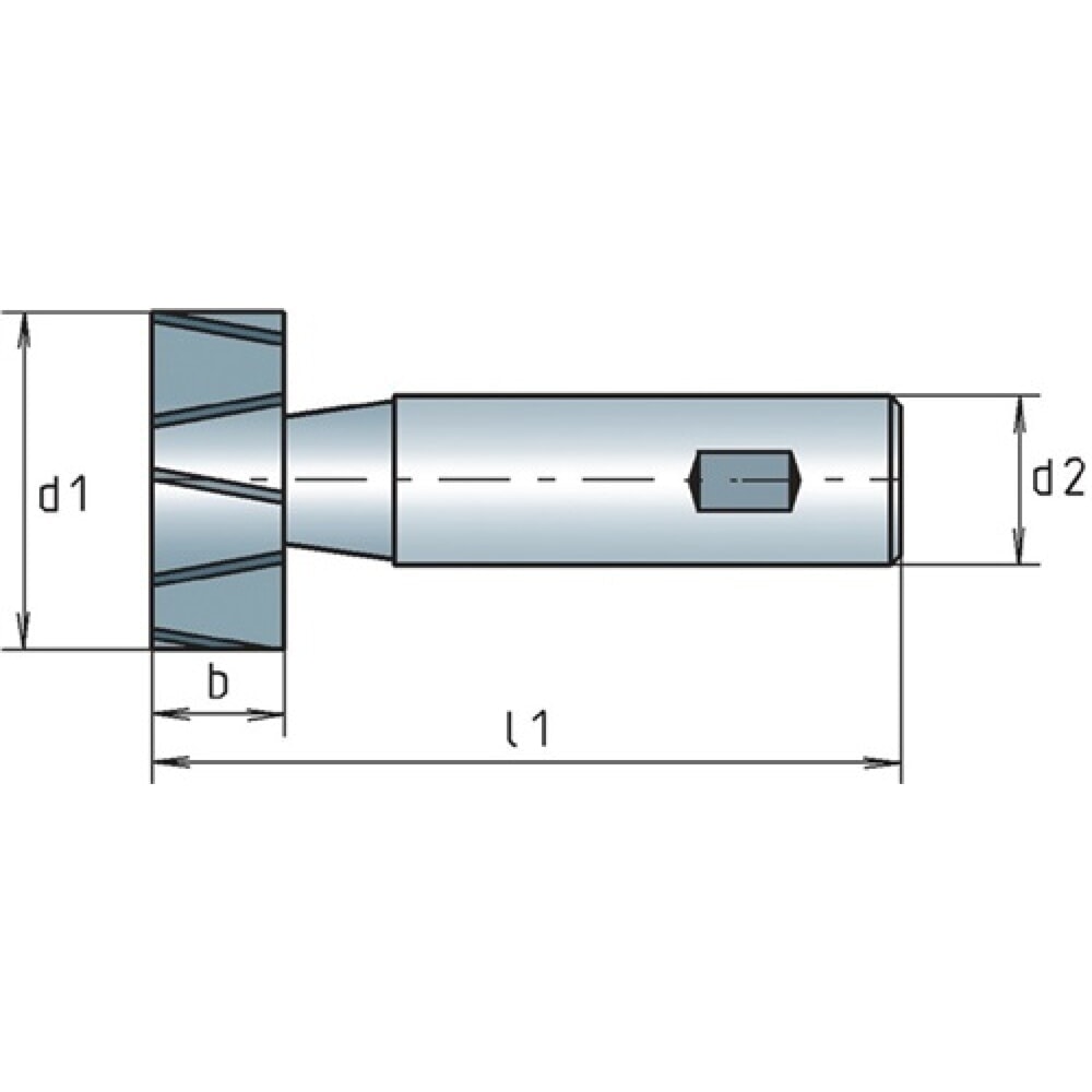 Produktabbildung Nr. 2: ALPEN Schlitzfräser DIN 850D Typ N, HSS-Co