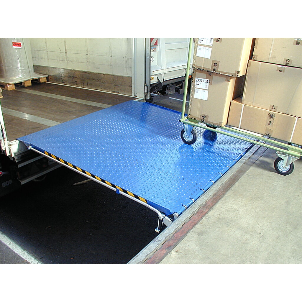 Altec Verladebrücke FBS, stationär und federmechanisch, Stahl lackiert, BxL 1.500 x 1.500 mm Produktabbildung Nr. 2: Altec Verladebrücke FBS, stationär und federmechanisch, Stahl lackiert, BxL 1.500 x 1.500 mm