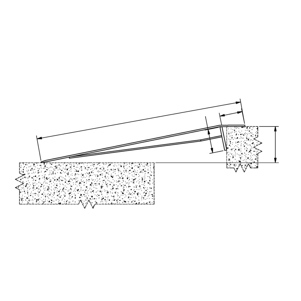Produktabbildung Nr. 2: Altec Verladebrücke AWB, rutschsicher, mobile Ausführung, TK 600 kg, BxL 1.250 x 1.500 mm