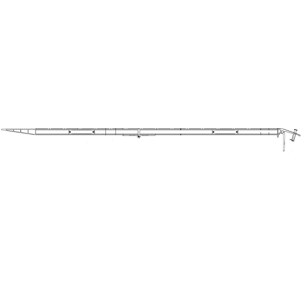 Produktabbildung Nr. 9: Altec Klappbare Verladeschienen AOS-F, flexibel einsetzbar, Tragkraft/Paar 975 kg/Stück, LxB  2.045 x 800 mm